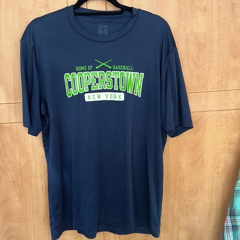 Men’s Cooperstown New York Baseball Dri Fit Size Large EUC